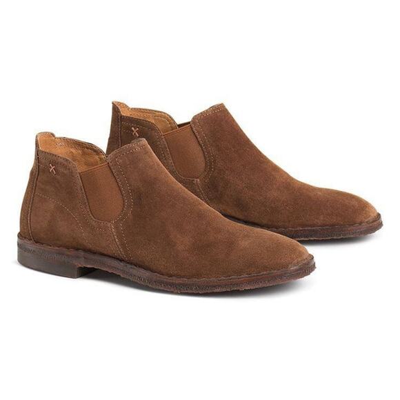 Trask Women’s Allison Brown Suede Chelsea Ankle Boots - Picture 1 of 10